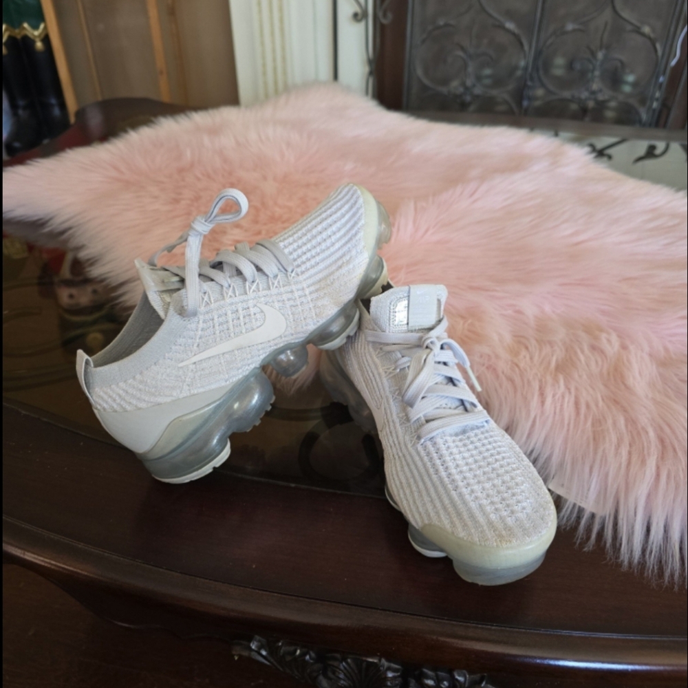 Nike Air Vapormax Flyknit 3 White Platinum Women's